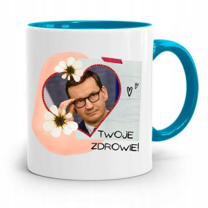 Kubek Błękitny Politycy Premier Mateusz Morawiecki