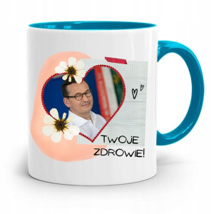 Kubek Błękitny Politycy Premier Mateusz Morawiecki