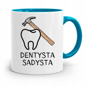 Kubek Błękitny Prezent Dentysty Tooth Fairy