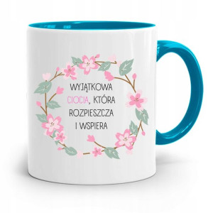 Kubek Błękitny Prezent Dla Cioci Wyjątkowa Ciocia