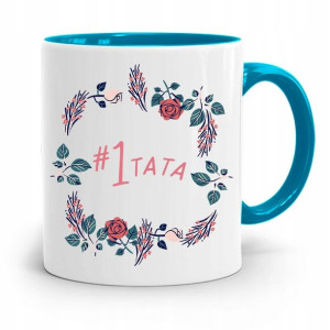 Kubek Błękitny Prezent Dla Taty Ojca #1 Tata