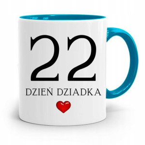 Kubek Błękitny Prezent Na Dzień Dziadka
