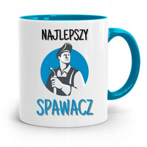 Kubek Błękitny Spawacza Najlepszy Spawacz Prezent