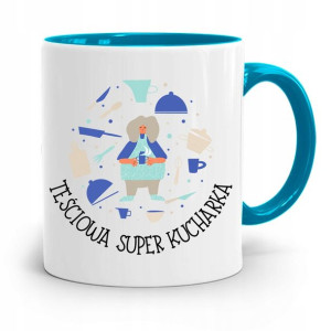 Kubek Błękitny Teściowej Teściowa Super Kucharka