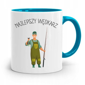 Kubek Błękitny Wędkarza Rybak Najlepszy Wędkarz