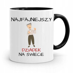 Kubek Czarny Dla Dziadka Najfajniejszy Dziadek