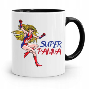 Kubek Czarny Dla Dziewczyny Żony Super Panna