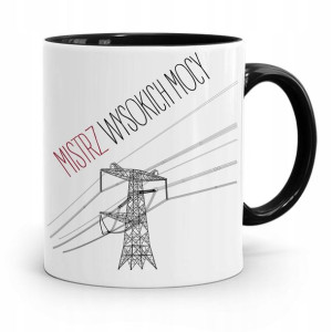 Kubek Czarny Dla Elektryka Mistrz Wysokich Mocy