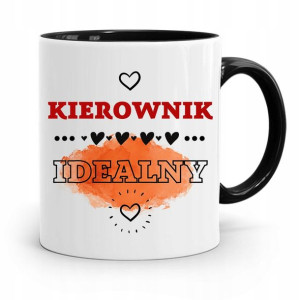 Kubek Czarny Dla Kierownika Kierownik Idealny