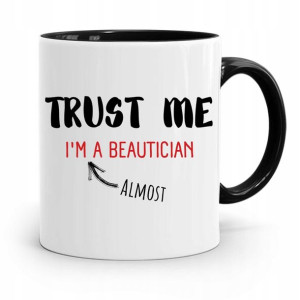 Kubek Czarny Dla Kosmetyczki Trust Me