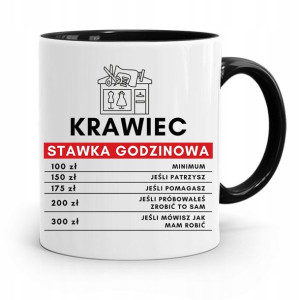 Kubek Czarny Dla Krawca Krawiec Stawka Godzinowa
