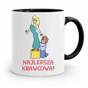 Kubek Czarny Dla Krawca Najlepsza Krawcowa Prezent
