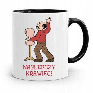 Kubek Czarny Dla Krawca Najlepszy Krawiec Prezent