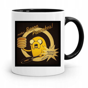 Kubek Czarny Dla Kucharza Kucharki Bacon Pancakes