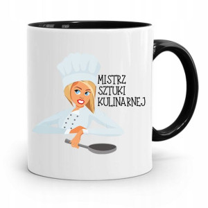 Kubek Czarny Dla Kucharza Mistrz Sztuki Kulinarnej