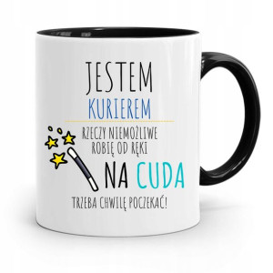 Kubek Czarny Dla Kuriera Jestem Kurierem Prezent