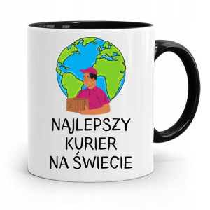 Kubek Czarny Dla Kuriera Najepszy Na Świecie