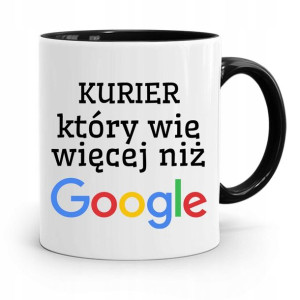 Kubek Czarny Dla Kuriera Wie Więcej Niż Google