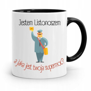 Kubek Czarny Dla Listonosza Jestem Listonoszem