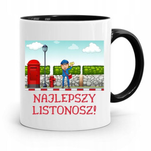 Kubek Czarny Dla Listonosza Najlepszy Listonosz