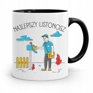 Kubek Czarny Dla Listonosza Najlepszy Listonosz