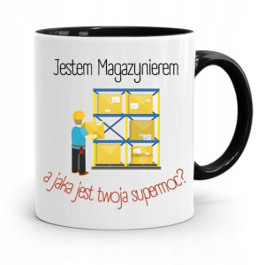 Kubek Czarny Dla Magazyniera Jestem Magazynierem