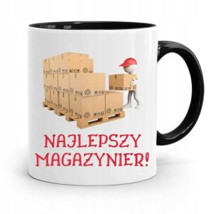 Kubek Czarny Dla Magazyniera Najlepszy Magazynier