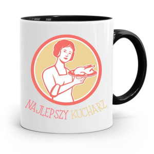 Kubek Czarny Dla Najlepszego Kucharza Kucharki
