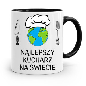 Kubek Czarny Dla Najlepszego Kucharza Kucharki