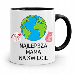 Kubek Czarny Dla Najlepszej Mamy Na Świecie