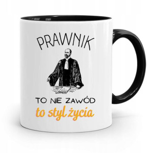 Kubek Czarny Dla Prawnika Mecenasa Pan Mecenas