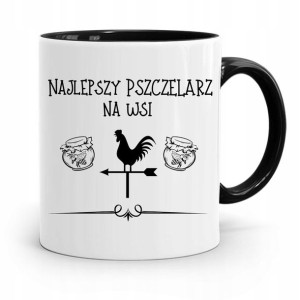 Kubek Czarny Dla Pszczelarza Najlepszy Na Wsi