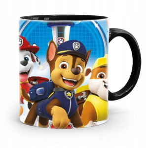Kubek Czarny Dla Syna Córki Dziecka Psi Patrol
