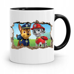 Kubek Czarny Dla Syna Córki Dziecka Psi Patrol