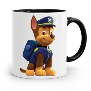 Kubek Czarny Dla Syna Córki Dziecka Psi Patrol