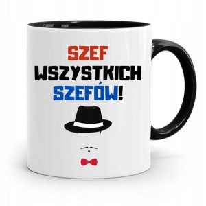 Kubek Czarny Dla Szefa Szef Wszystkich Szefów