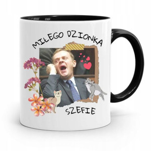 Kubek Czarny Donald Tusk Po Platforma Prezent