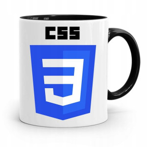 Kubek Czarny Informatyka Programisty Css Prezent