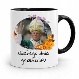 Kubek Czarny Jan Paweł Ii Papież Papaj Grzeszniku