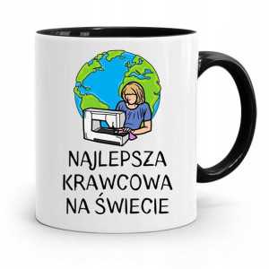 Kubek Czarny Krawcowej Krawca Najlepsza Na Świecie