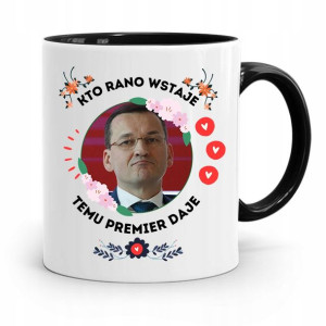 Kubek Czarny Politycy Premier Mateusz Morawiecki