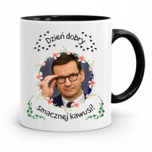 Kubek Czarny Politycy Premier Mateusz Morawiecki