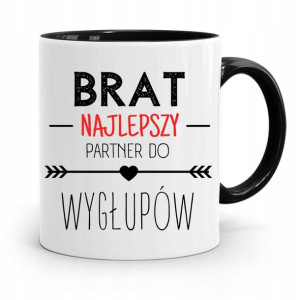 Kubek Czarny Prezent Dla Brata Partner Do Wygłupów