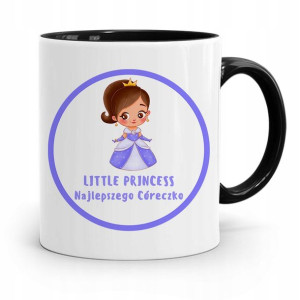 Kubek Czarny Prezent Dla Córki Little Princess