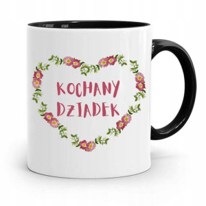 Kubek Czarny Prezent Dla Dziadka Kochany Dziadek