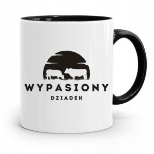 Kubek Czarny Prezent Dla Dziadka Wypasiony Dziadek