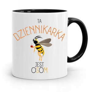 Kubek Czarny Prezent Dla Dziennikarza Reportera