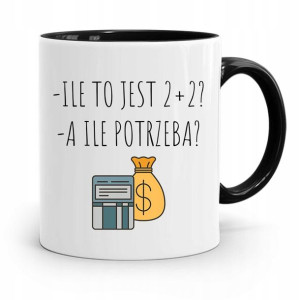 Kubek Czarny Prezent Dla Księgowej Księgowego