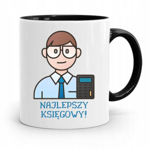 Kubek Czarny Prezent Dla Księgowej Księgowego