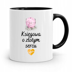 Kubek Czarny Prezent Dla Księgowej Księgowego